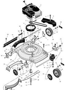 Part Location Diagram of F-020437M Murray Book, Instruction